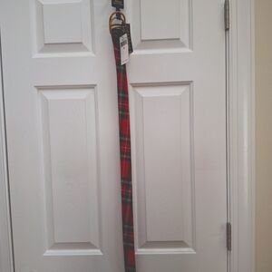 Ralph Lauren men's plaid belt.